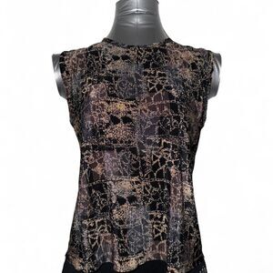 Plisse Women's multi Blouse